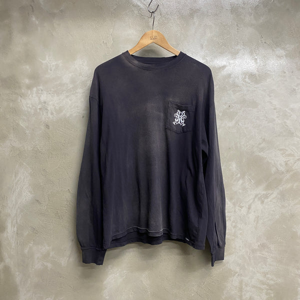 KAMIYA “ KMY SNAKE “   Distressed L/S POCKET TEE / KAMIYA