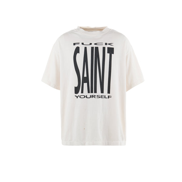 SAINT Mxxxxxx SHORT SLEEVE T-SHIRT ' SAINT YOURSELF ' / Saint Michael