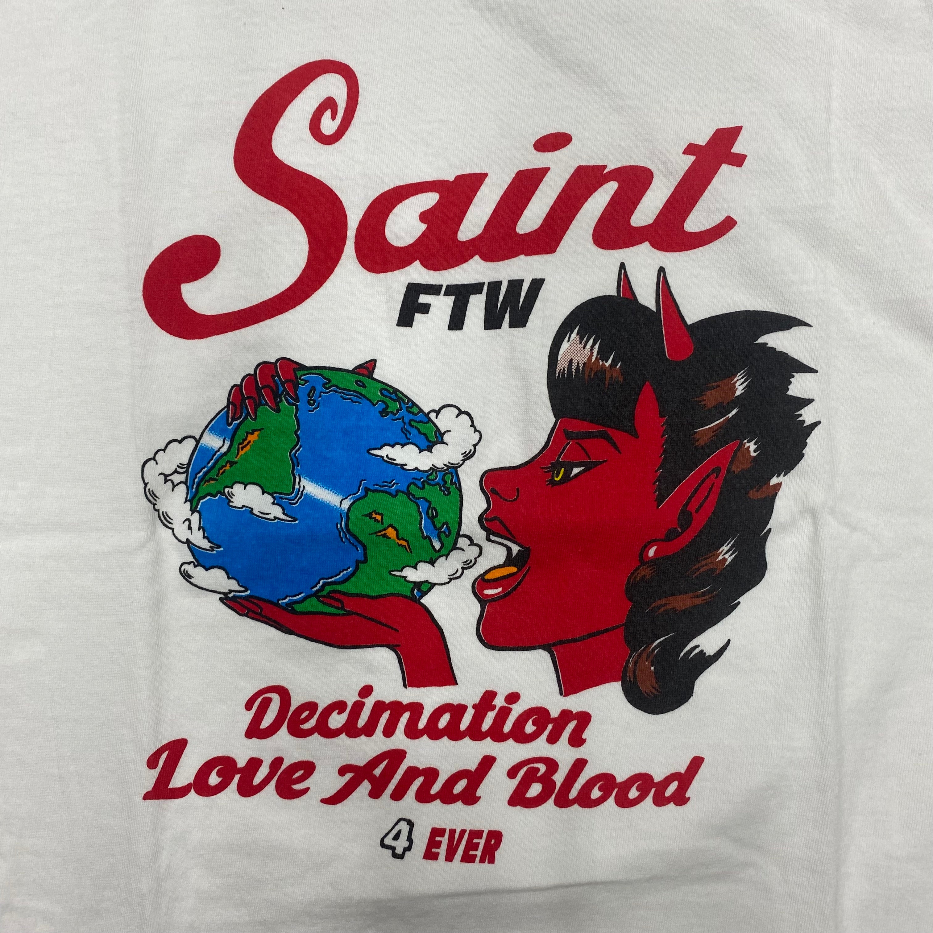 SAINT Mxxxxxx SHORT SLEEVE T-SHIRT ' SAINT DEVIL ' / Saint Michael