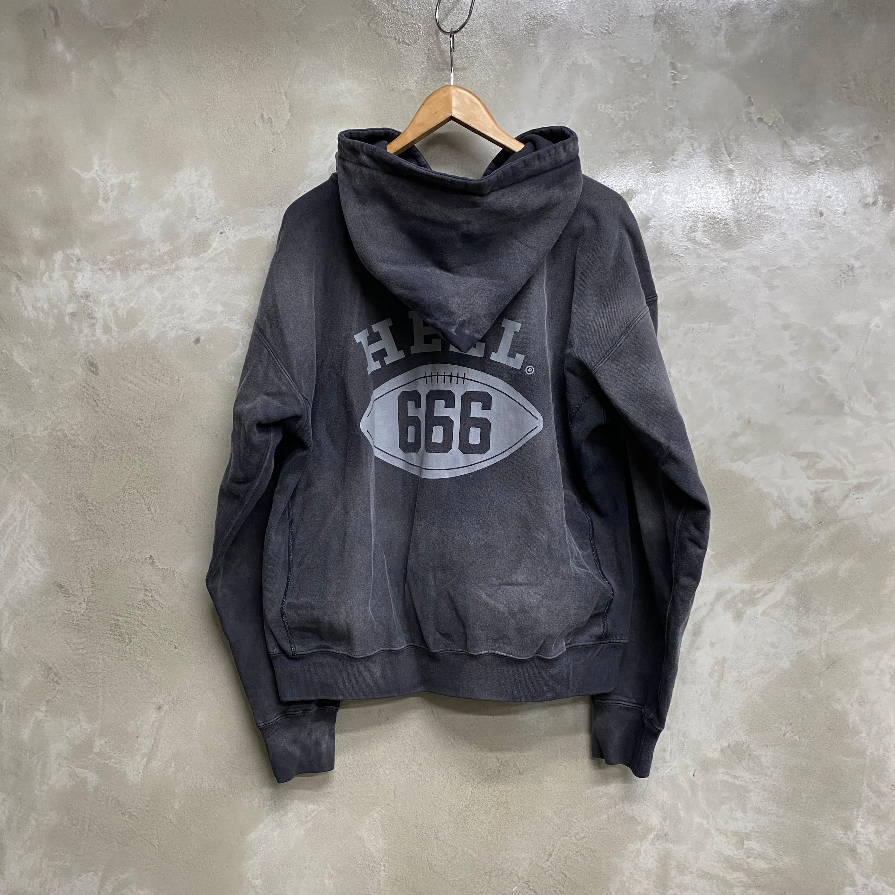 HELL HALF ZIP  HOODIE  / THE GEEKS