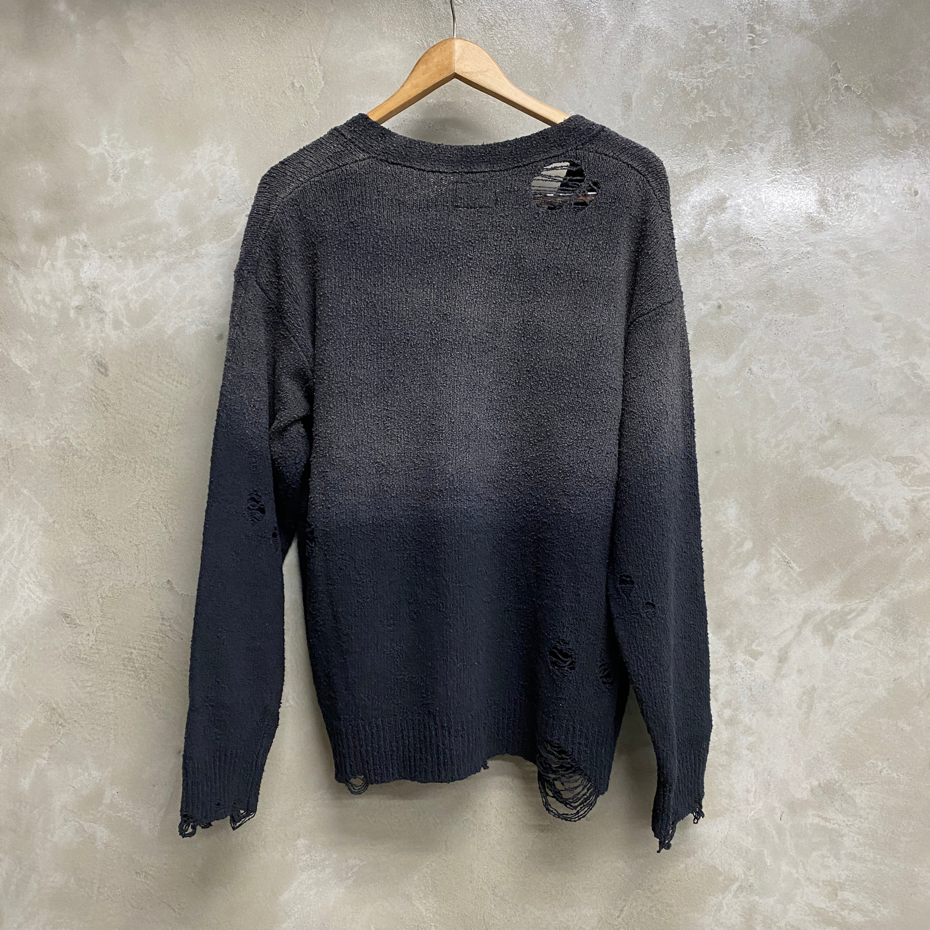 KAMIYA  Sun Faded Like Knit Cardigan / KAMIYA