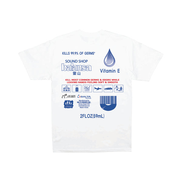 BALANSA  SOUND T-SHIRT “ WHITE “  / SOUND SHOP BALANSA