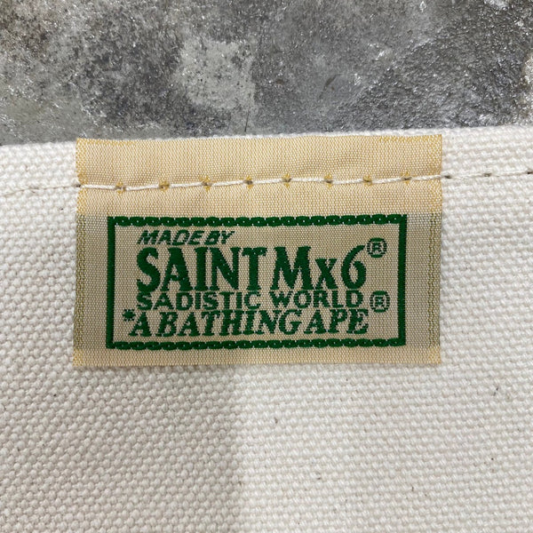 SAINT MICHAEL x BAPE® TOTE BAG ' MEDIUM ' -COLLABORATION- / Saint Michael