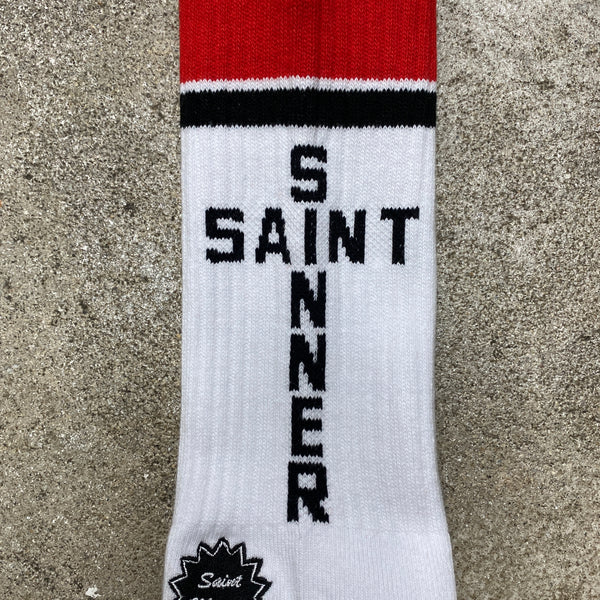 SAINT Mxxxxxx SOCKS ' SAINT SINNER ' / Saint Michael