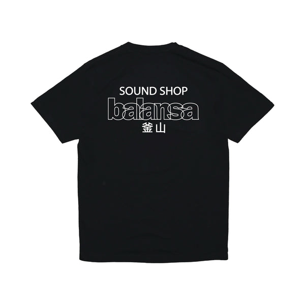 ［ FINAL ONE ! ］BALANSA  SSB LOGO T-SHIRT “ BLACK / WHITE “  / SOUND SHOP BALANSA