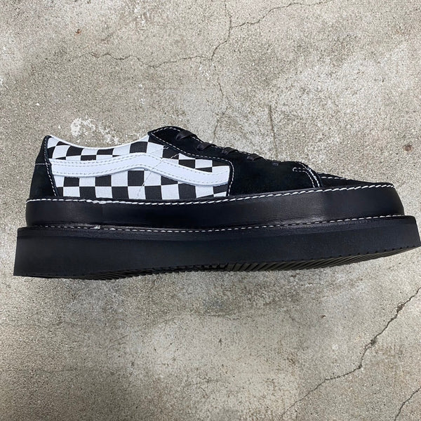 CUSTOM SK8-LOW ' CHECKERBOARD '  -RECOUTURE × VANS × ANEX-