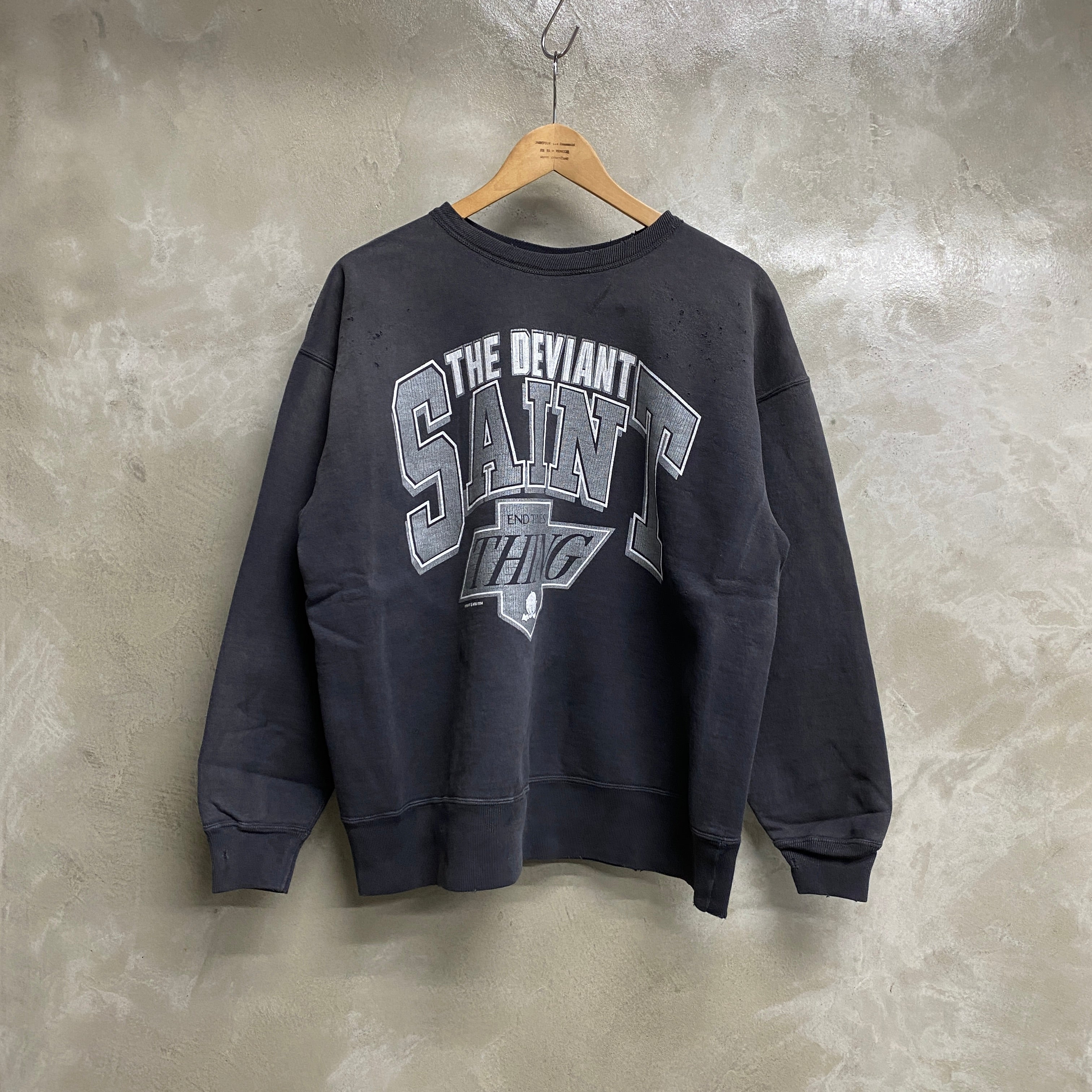 SAINT Mxxxxxx CREW NECK SWEAT SHIRTS ' THE DEVIANT  ' / Saint Michael