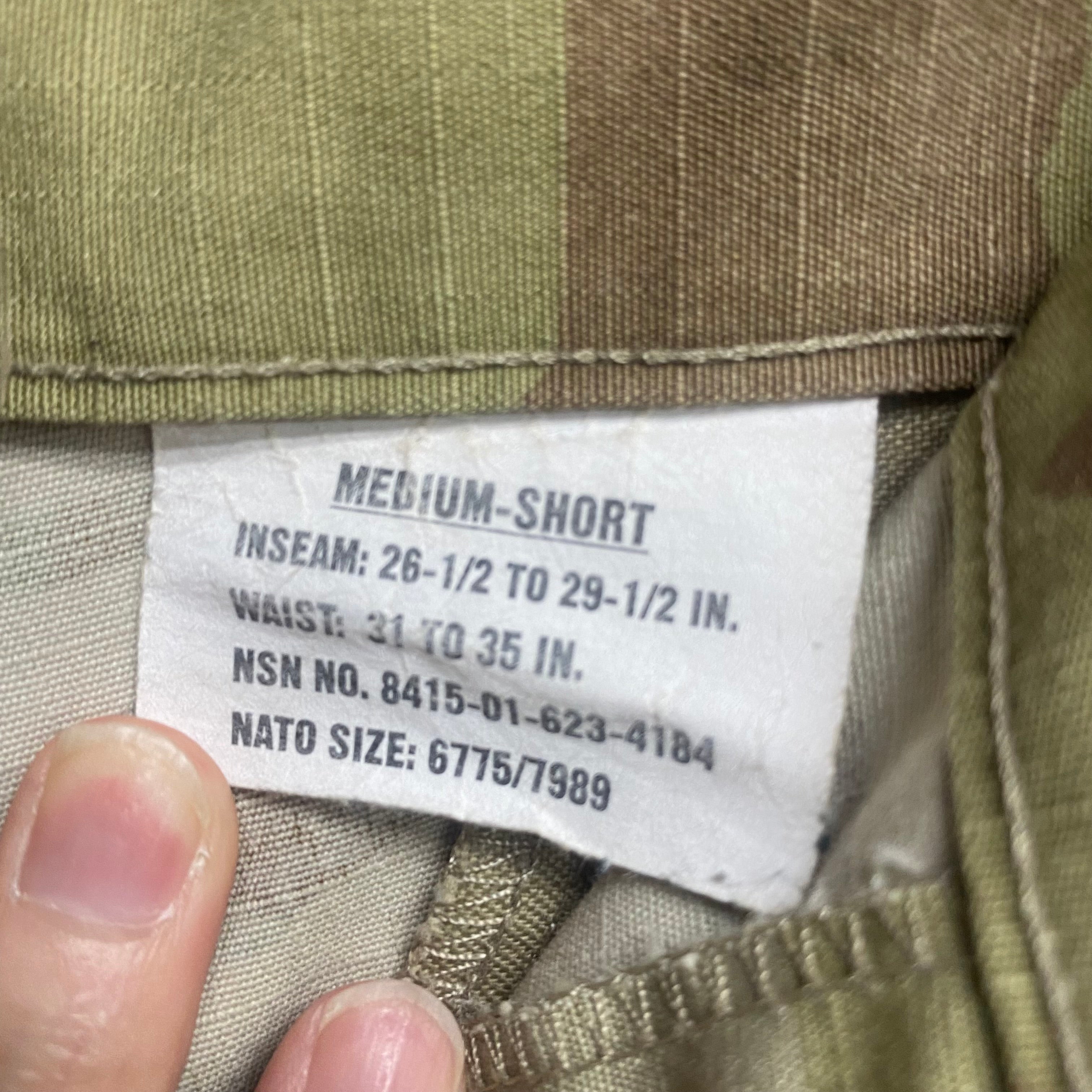 [ ONLY ONE ! ] US ARMY COMBAT PANT MULTICAM / US MILITARY