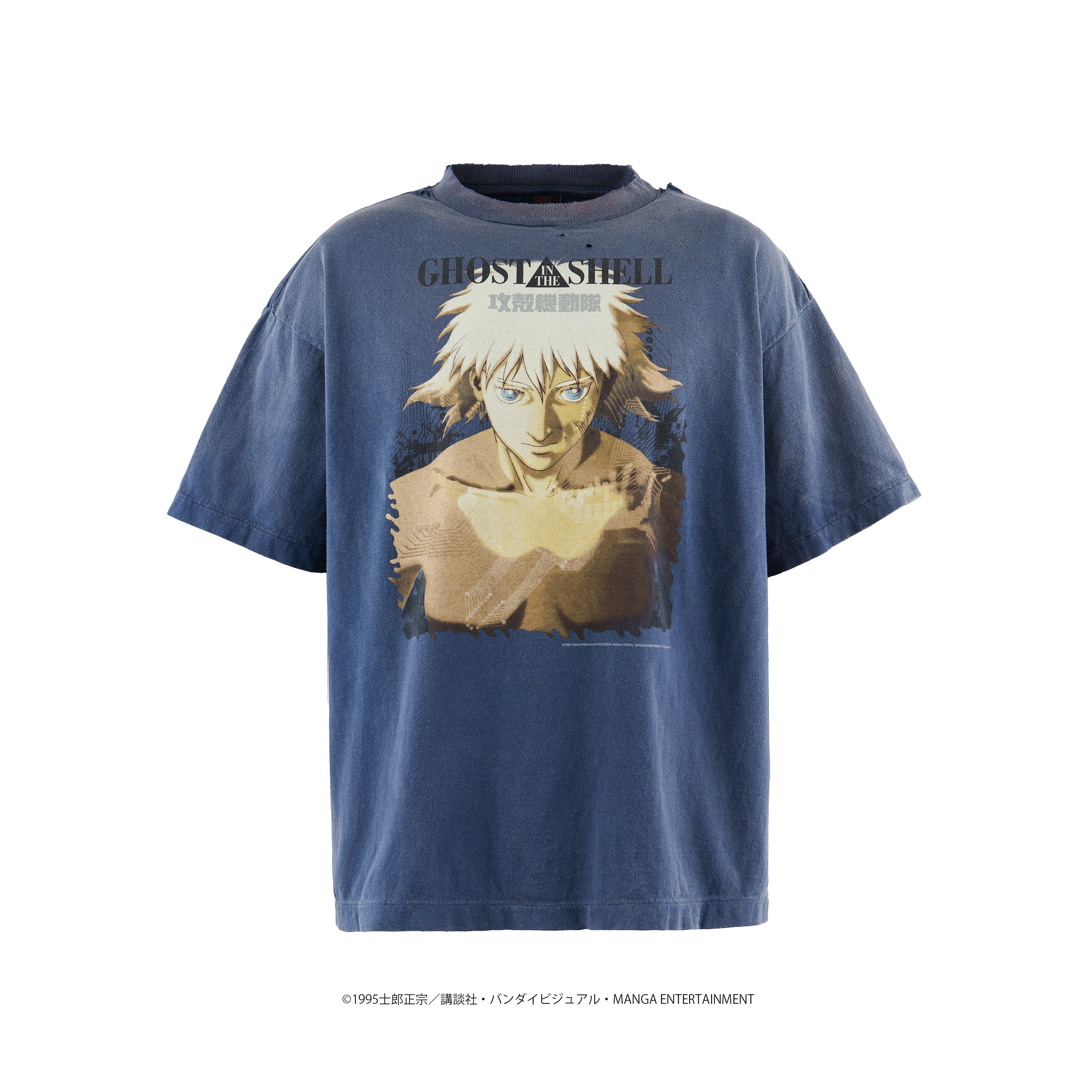 SAINT Mxxxxxx x GHOST IN THE SHELL SHORT SLEEVE T-SHIRTS ' GST IN THE S ' -COLLABORATION-/ Saint Michael