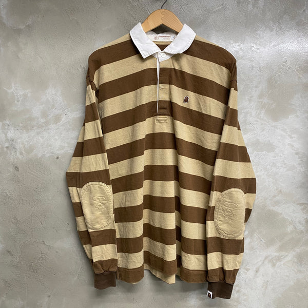 [ ONLY ONE ! ] A BATHING APE L/S RUGBY SHIRT / ARCHIVE