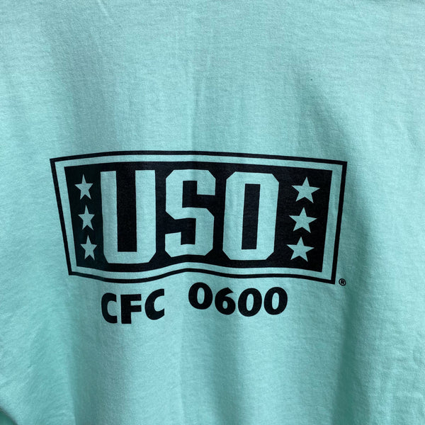 [ ONLY ONE ! ] USO & DOD OVERSEAS TOURS SHORT SLEEVE T-SHIRT / Mr.Clean Select
