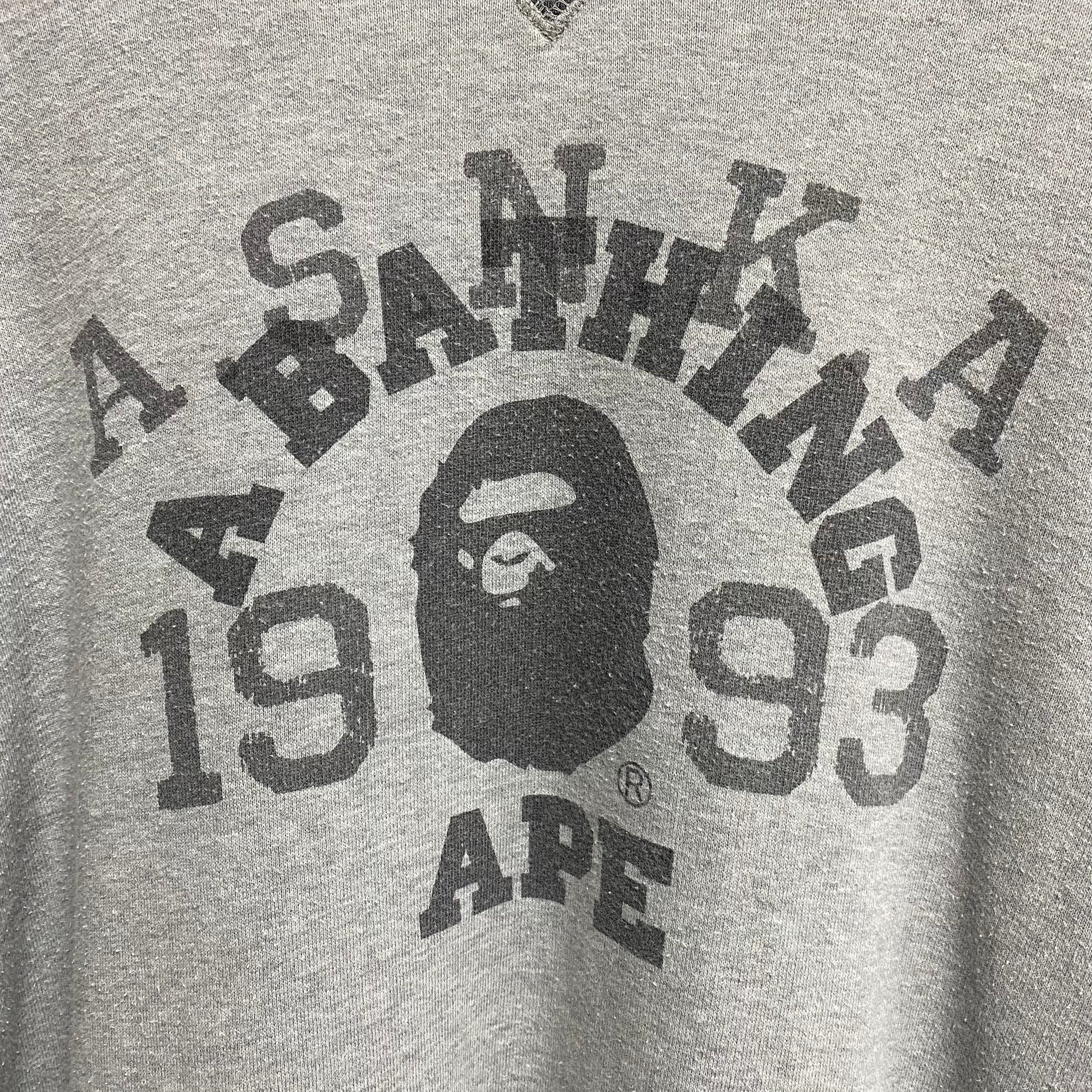 [ ONLY ONE ! ] A BATHING APE SWEAT SHIRT ‘ ASNKA ’ / STREET ARCHIVE PIECES