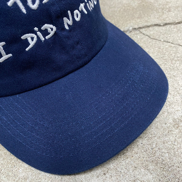 Do Nothing Congress CAP DNC x Thomas Lelu " TODAY I DID NOTHING " / Do Nothing Congress