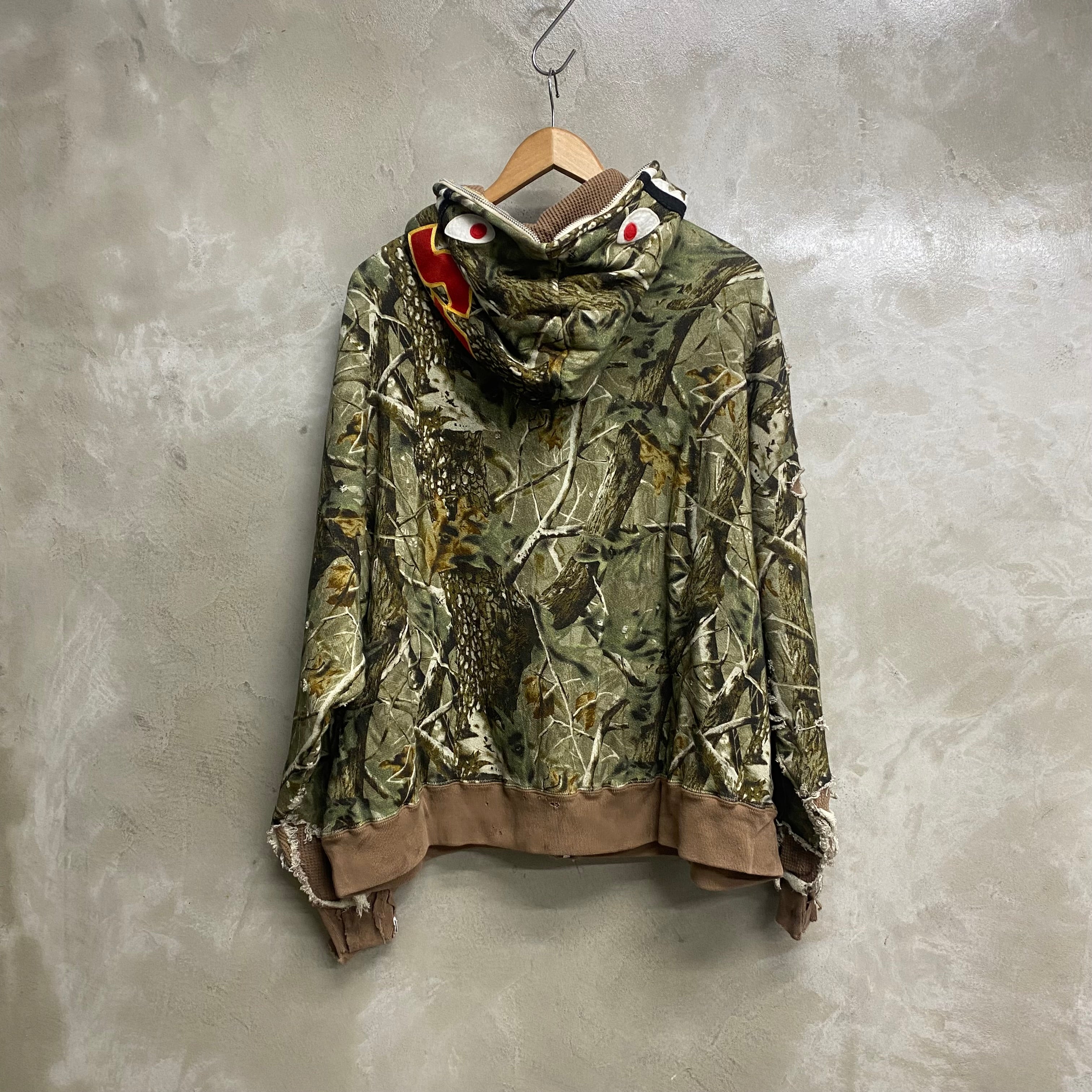 SAINT Mxxxxxx x A BATHING APE  ZIP HOODIE “ SAHARK “ -COLLABORATION-/ Saint Michael