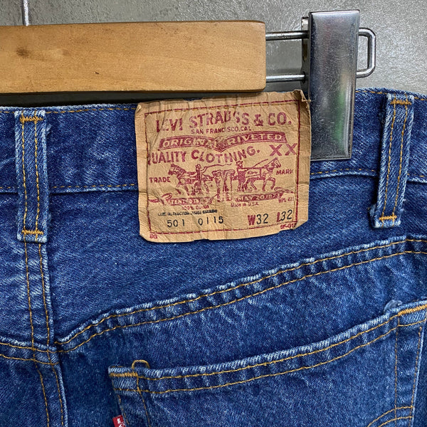 [ ONLY ONE ] FAMOUSZ 80’s LEVIS 501 CUSTOM DENIM JEANS / FAMOUZ