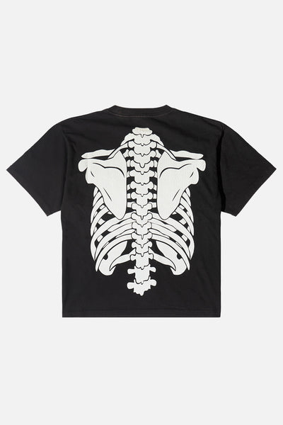 LOCALS ONLY Skeleton T-shirt (Faded black)  / LOCALS ONLY