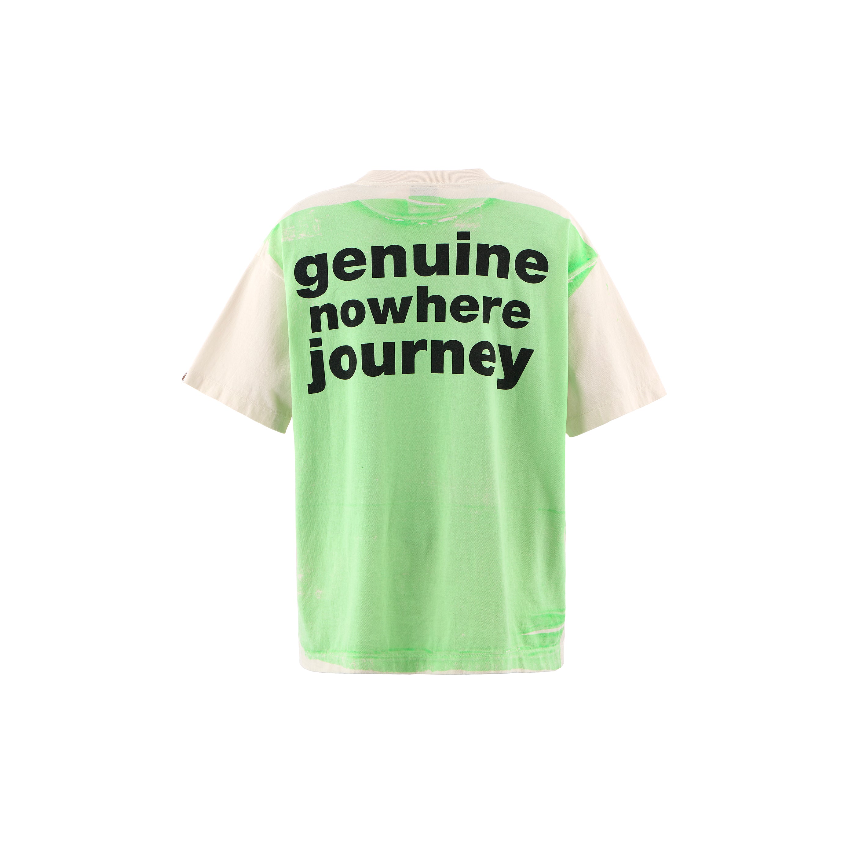 [ FINAL ONE ! ] SAINT Mxxxxxx x A BATHING APE  SHORT SLEEVE T-SHIRTS ' HAND PRINT ' -COLLABORATION-/ Saint Michael