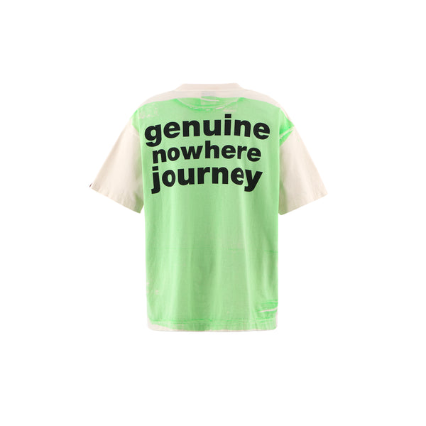 SAINT Mxxxxxx x A BATHING APE  SHORT SLEEVE T-SHIRTS ' HAND PRINT ' -COLLABORATION-/ Saint Michael