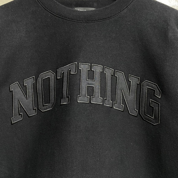 [ FINAL ONE ! ] Do Nothing Congress “NOTHING” Lettered Wappen CREW  / Do Nothing Congress
