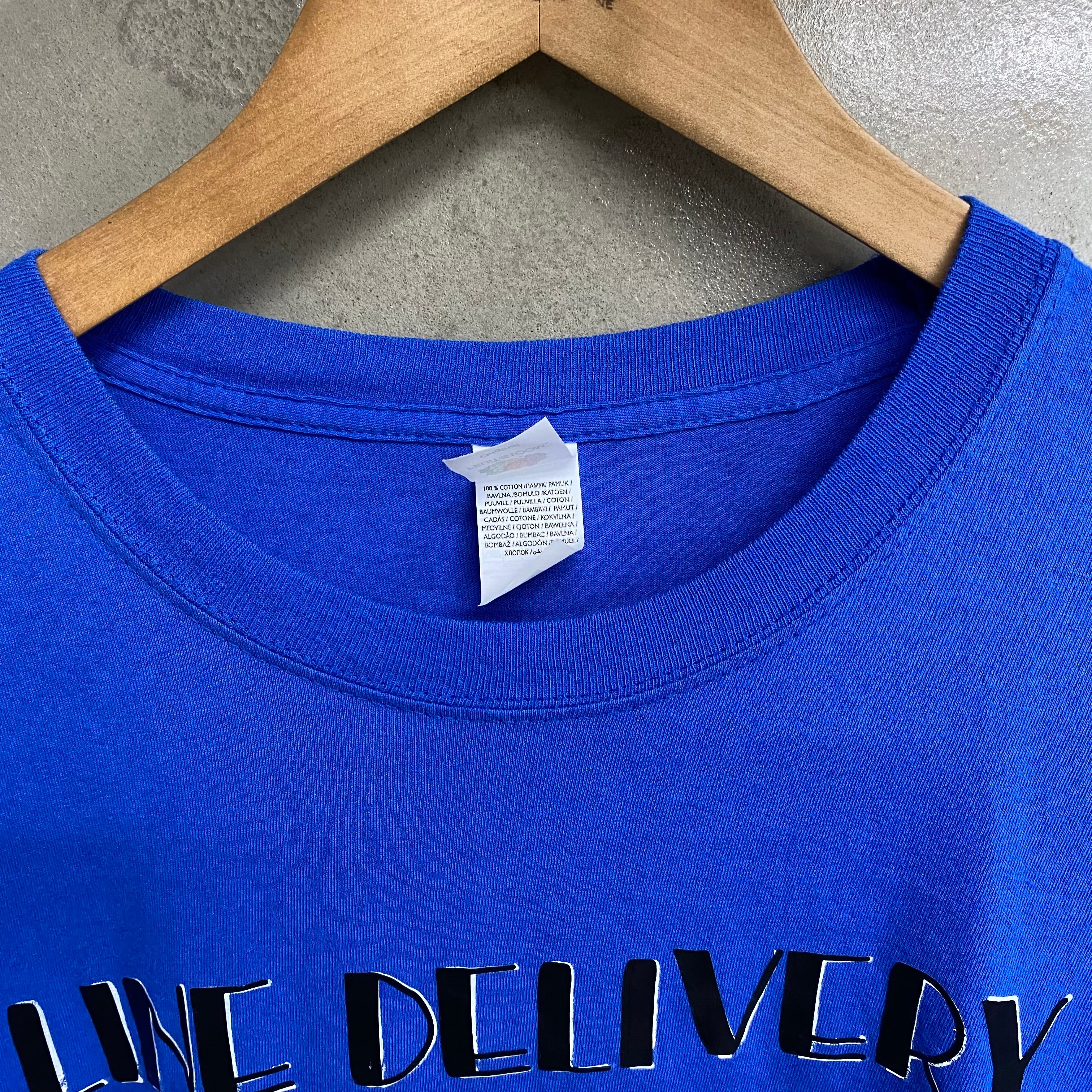 [ ONLY ONE ! ] FRUIT OF THE LOOM “ LINE DELIVER BANDIT “ SLEEVE T-SHIRT / U.S.MILITARY