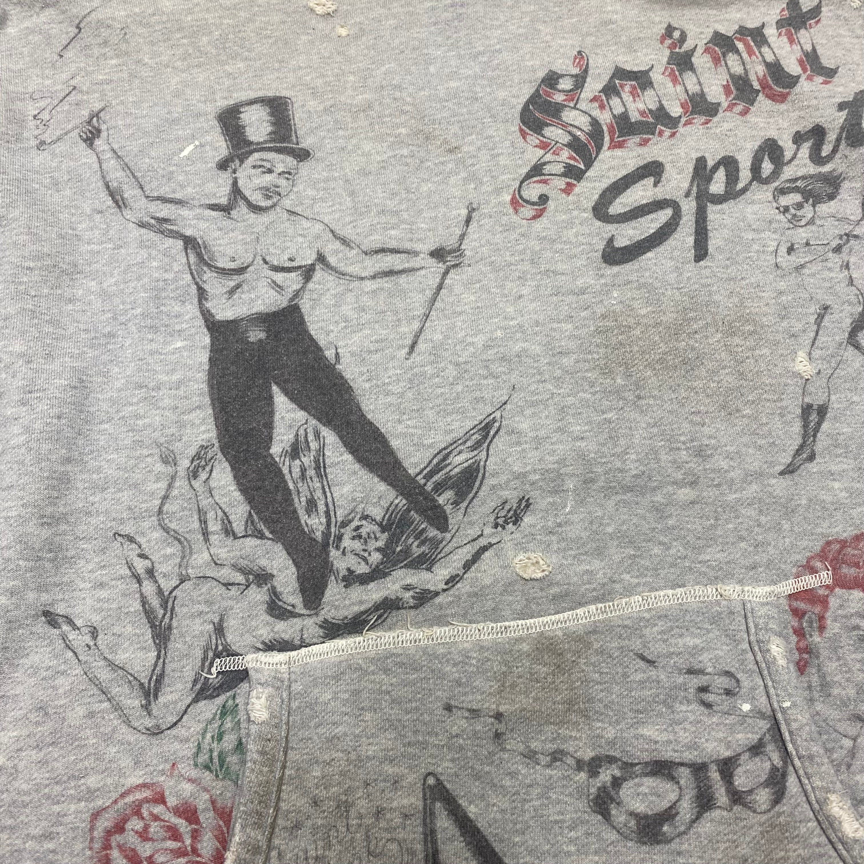 SAINT Mxxxxxx × Alexis Ross HOODIE ' DRAWING ' - COLLABORATION - / Saint Michael