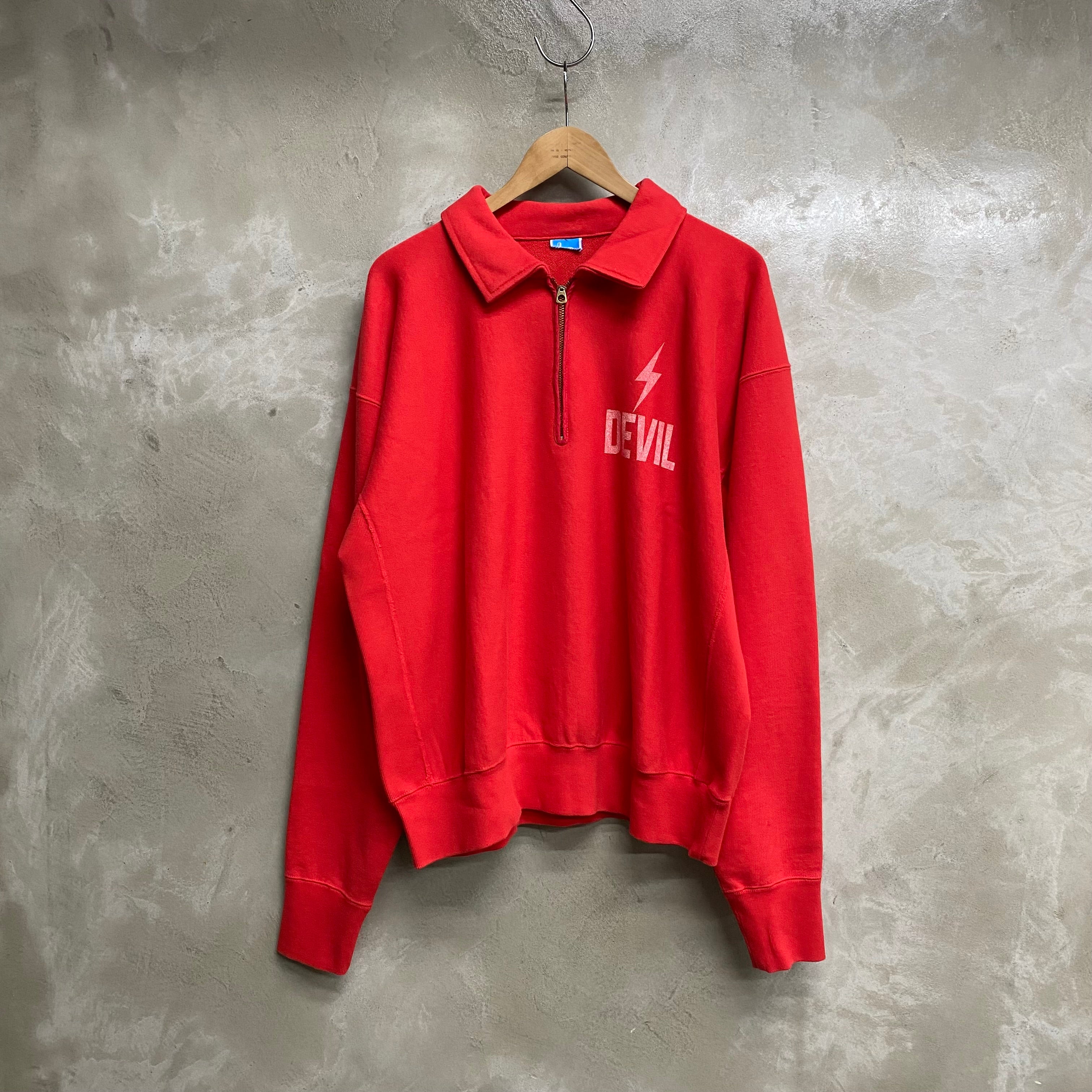 ANGEL HALF ZIP SWEAT SHIRT  / LOCALS ONLY