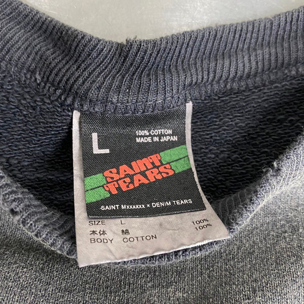 SAINT MICHAEL x DENIM TEARS CREW NECK SWEAT SHIRTS ' ST.TEARS ' -COLLABORATION- / Saint Michael