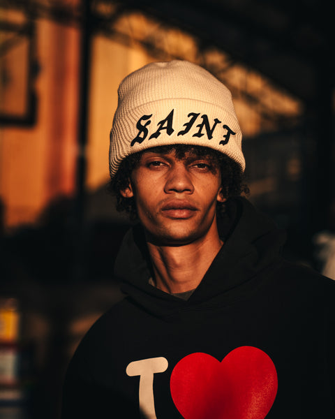 SAINT Mxxxxxx KNIT CAP ' SAINT ' / Saint Michael