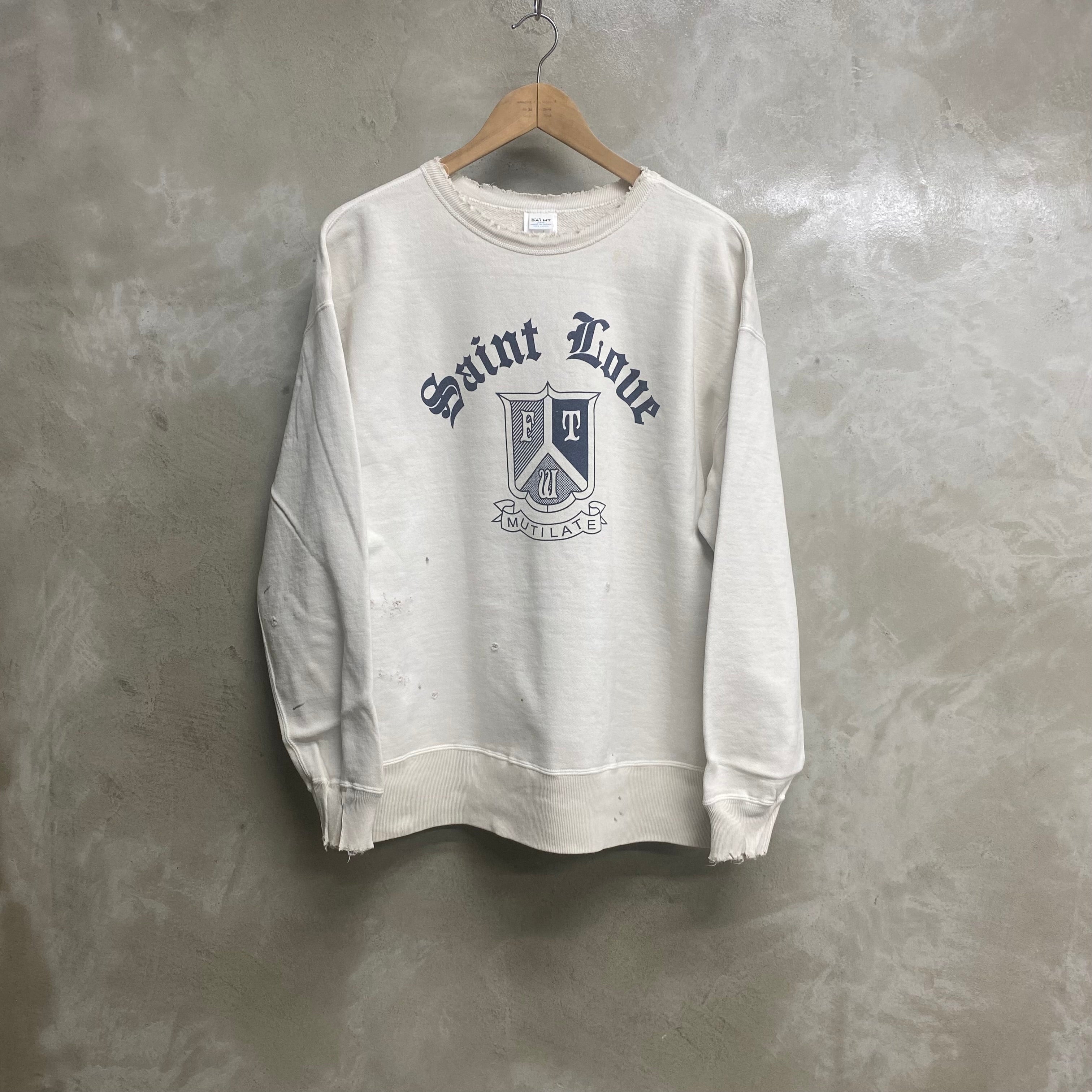 SAINT Mxxxxxx CREW NECK SWEAT SHIRTS “ SAINT LOUE “ / Saint Michael