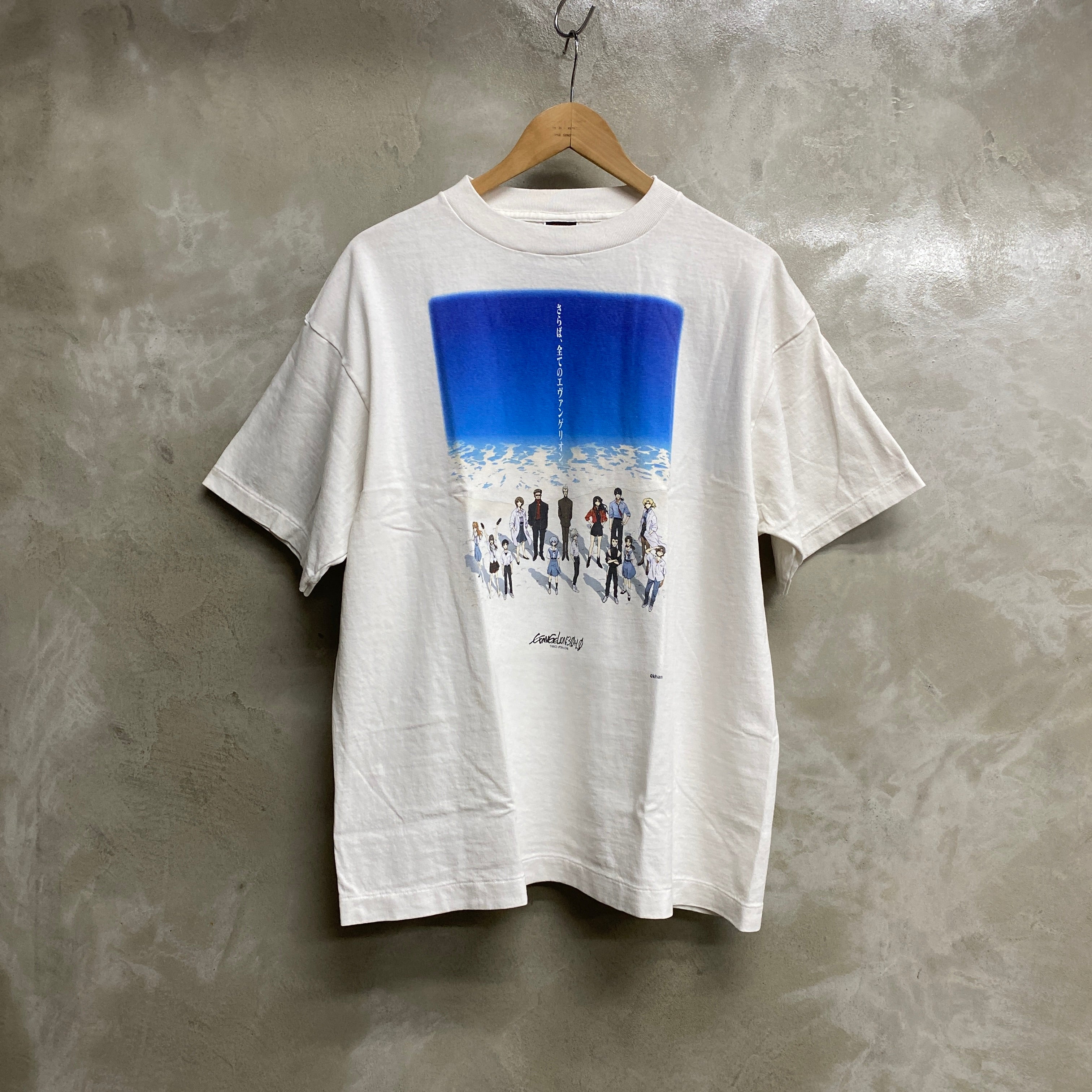 SAINT Mxxxxxx x EVANGELION x GEEKS RULE SHORT SLEEVE T-SHIRT ' BLUE ' -COLLABORATION- / Saint Michael