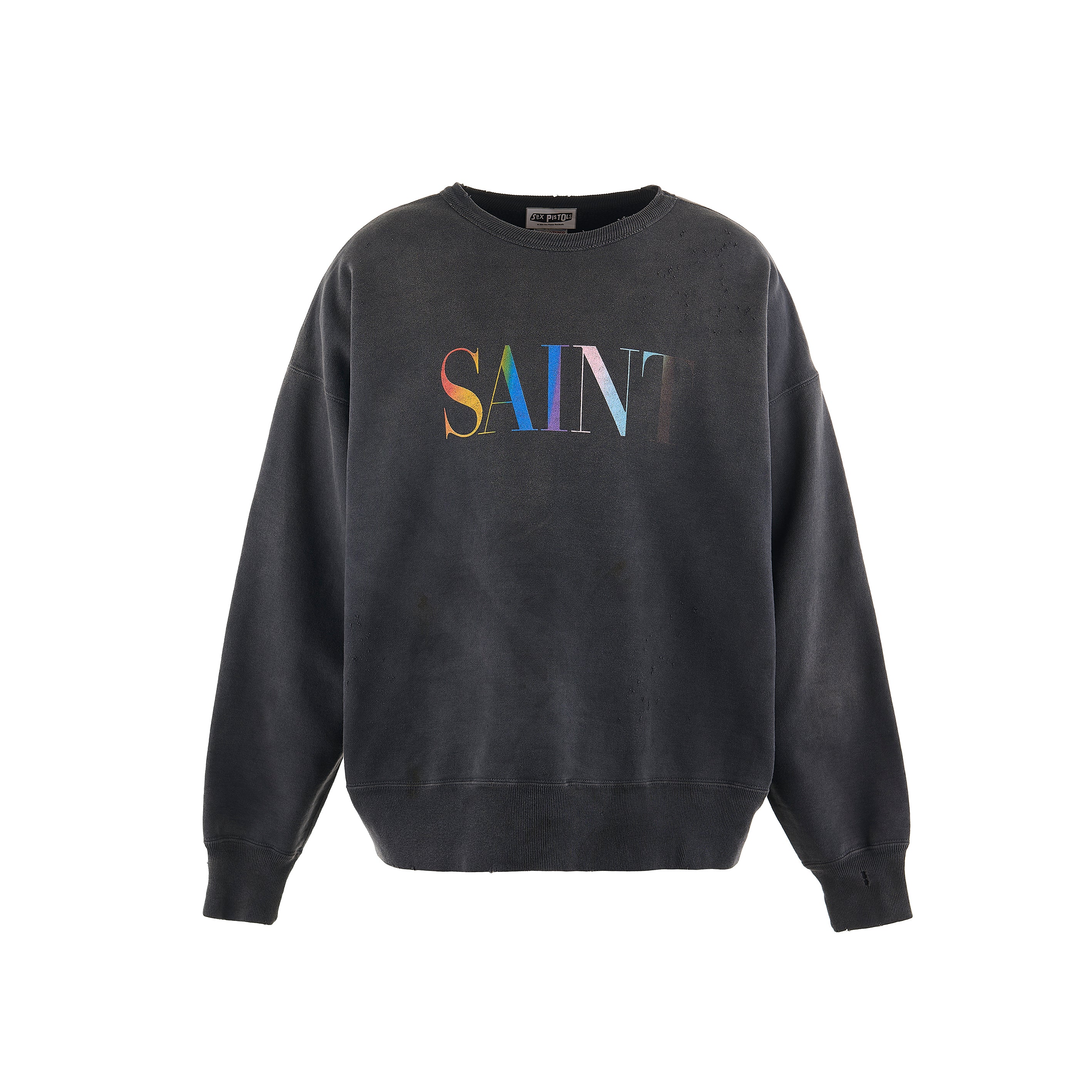 ［ FINAL ONE ! ］SAINT Mxxxxxx CREW NECK SWEAT SHIRTS ' RAINBOW SNT ' / Saint Michael