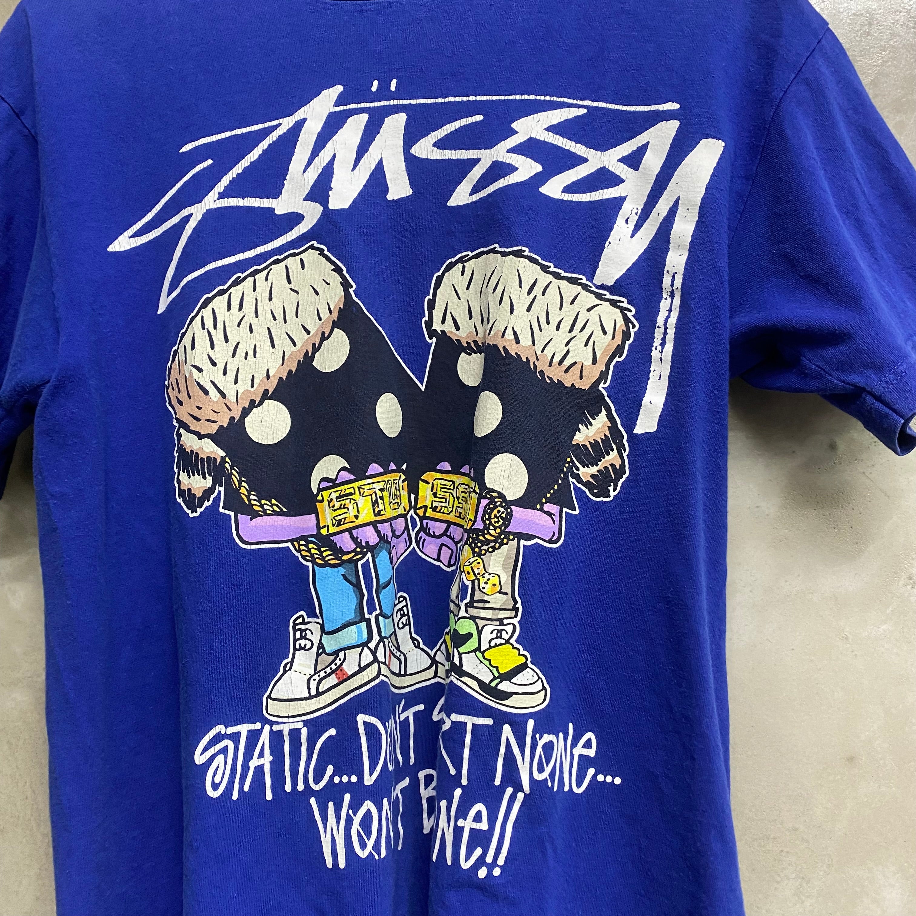 [ ONLY ONE ! ] USED STUSSY SHORT SLEEVE SHIRT “PUNK KILL “  / USED STREET