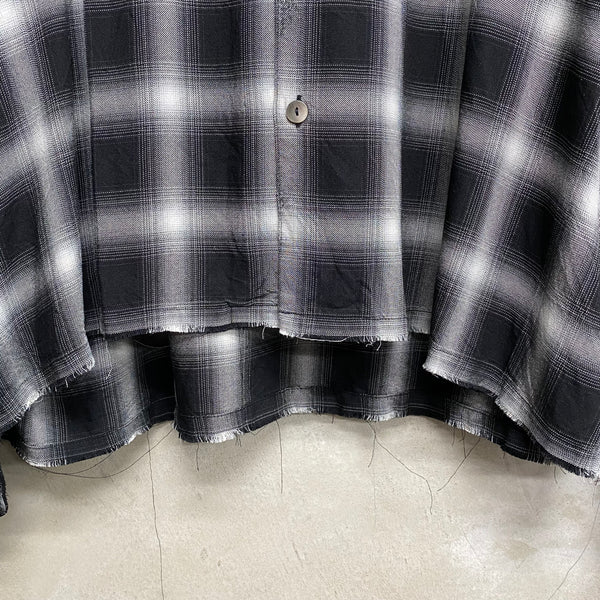 DISTRESSED OPEN COLLAR SHIRT / LOCALS ONLY