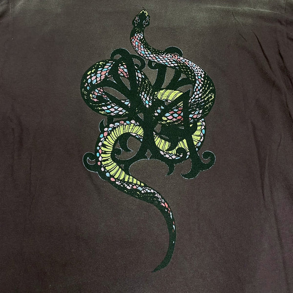 KAMIYA “ KMY SNAKE “   Distressed L/S POCKET TEE / KAMIYA