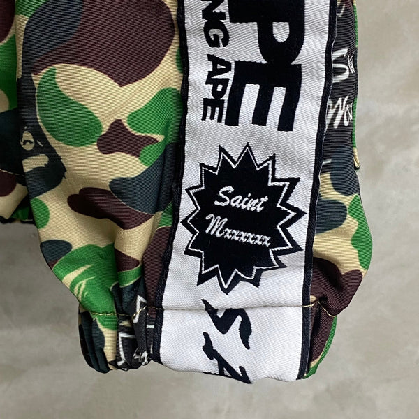 SAINT MICHAEL x BAPE® TRACK JACKET ' ST APE ' -COLLABORATION- / Saint Michael