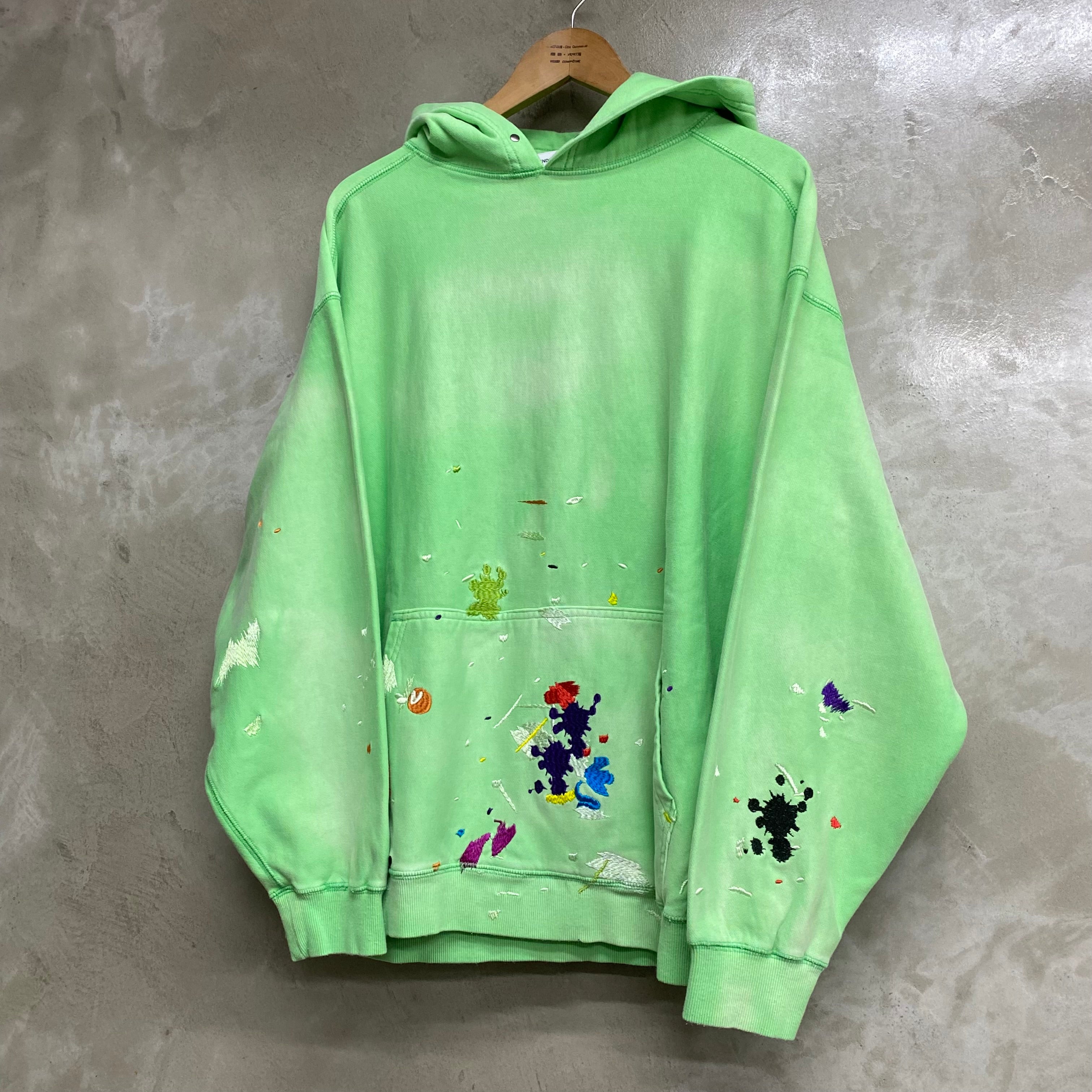 ［ FINAL ONE！］TENDER PERSON PAINTING EMBROIDERY HOODIE / TENDER PERSON