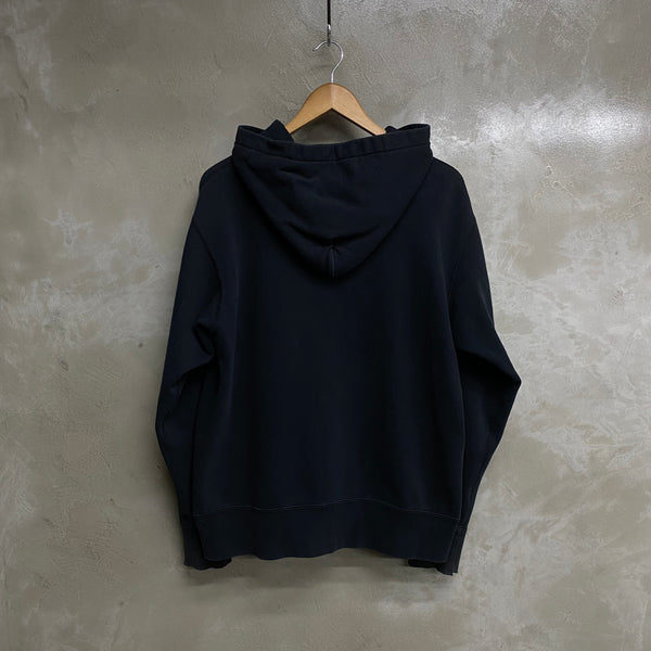 [ ONLY ONE ! ] A BATHING APE  HALF  ZIP HOODIE ‘ BAPE LOGO ’ / STREET ARCHIVE PIECES
