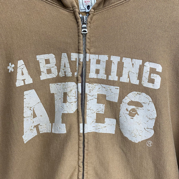 [ ONLY ONE ! ] A BATHING APE   ZIP HOODIE ‘ A BATHING APE LOGO ’ / STREET ARCHIVE PIECES