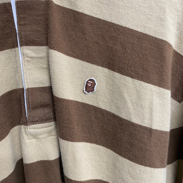 [ ONLY ONE ! ] A BATHING APE L/S RUGBY SHIRT / ARCHIVE