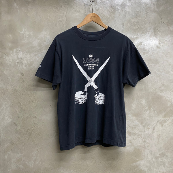 [ USED ] USED NEIGHBORHOOD SHORT SLEEVE SHIRT “ EVERYTHING WENT BLACK “  / USED STREET