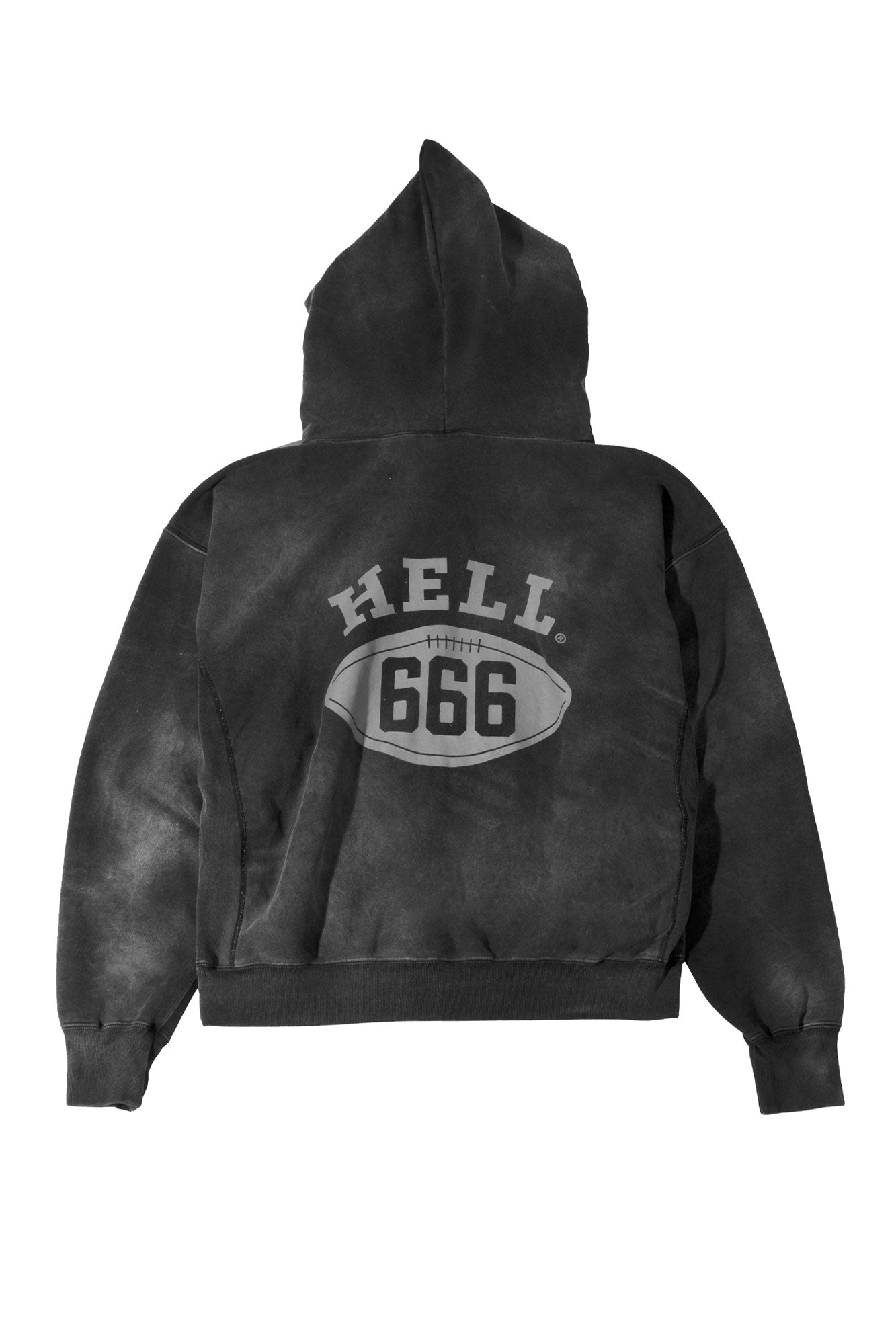 HELL HALF ZIP  HOODIE  / THE GEEKS