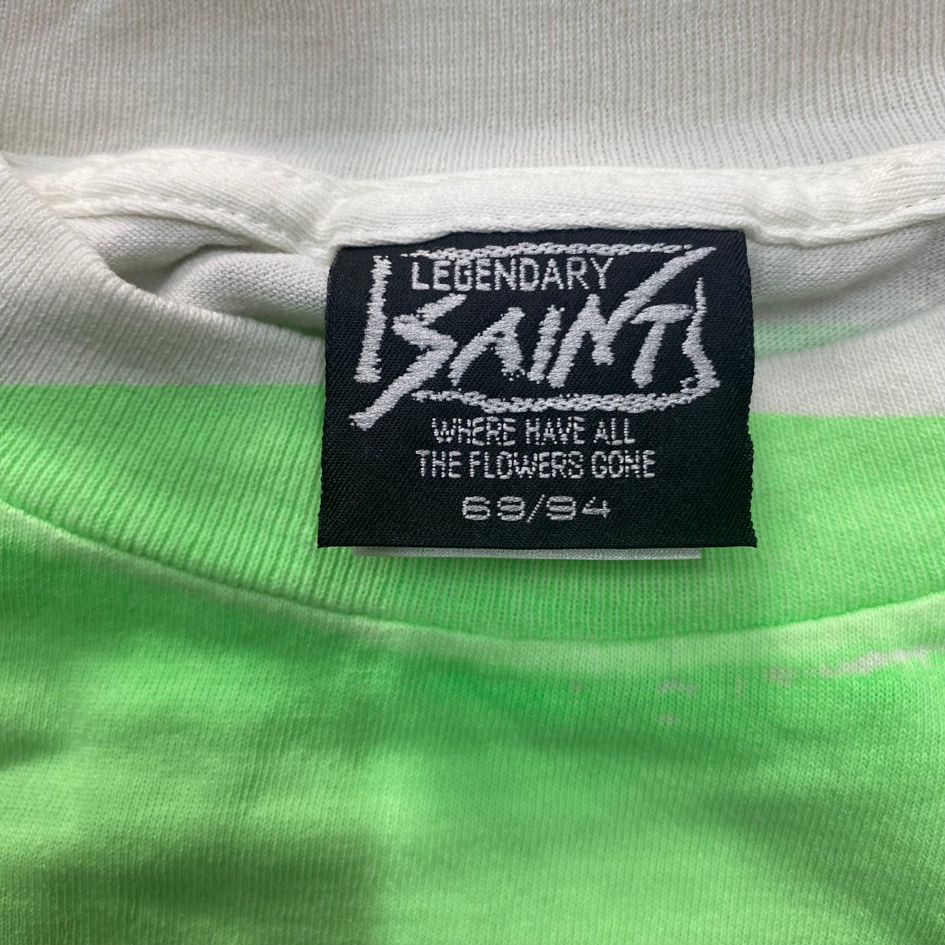 [ FINAL ONE ! ] SAINT Mxxxxxx x A BATHING APE  SHORT SLEEVE T-SHIRTS ' HAND PRINT ' -COLLABORATION-/ Saint Michael