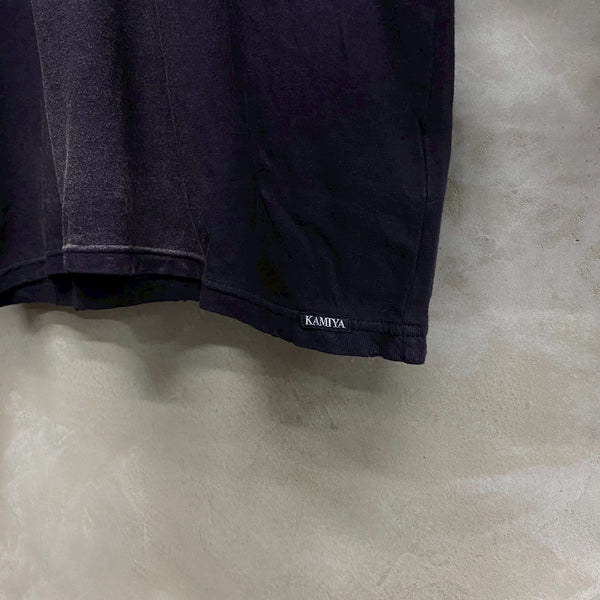 KAMIYA “ KMY SNAKE “   Distressed L/S POCKET TEE / KAMIYA