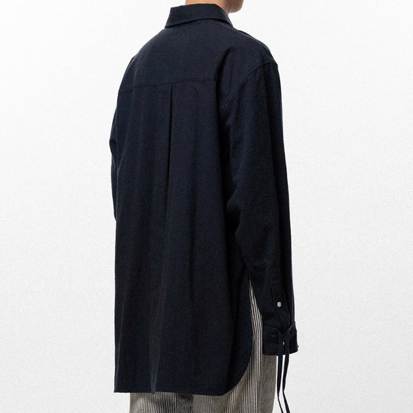 KAMIYA  Ash Fade Drawstring Cuff Shirt / KAMIYA