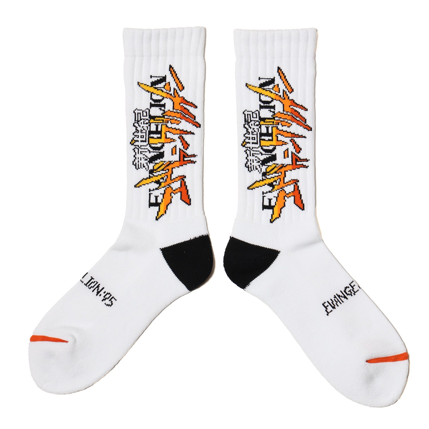 EVANGELI0N:95  0009 Socks WHITE / EVANGELI0N:95