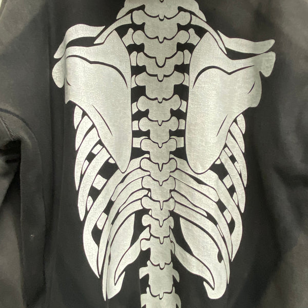 SKELETON HOODIE SUN FADED  / LOCALS ONLY