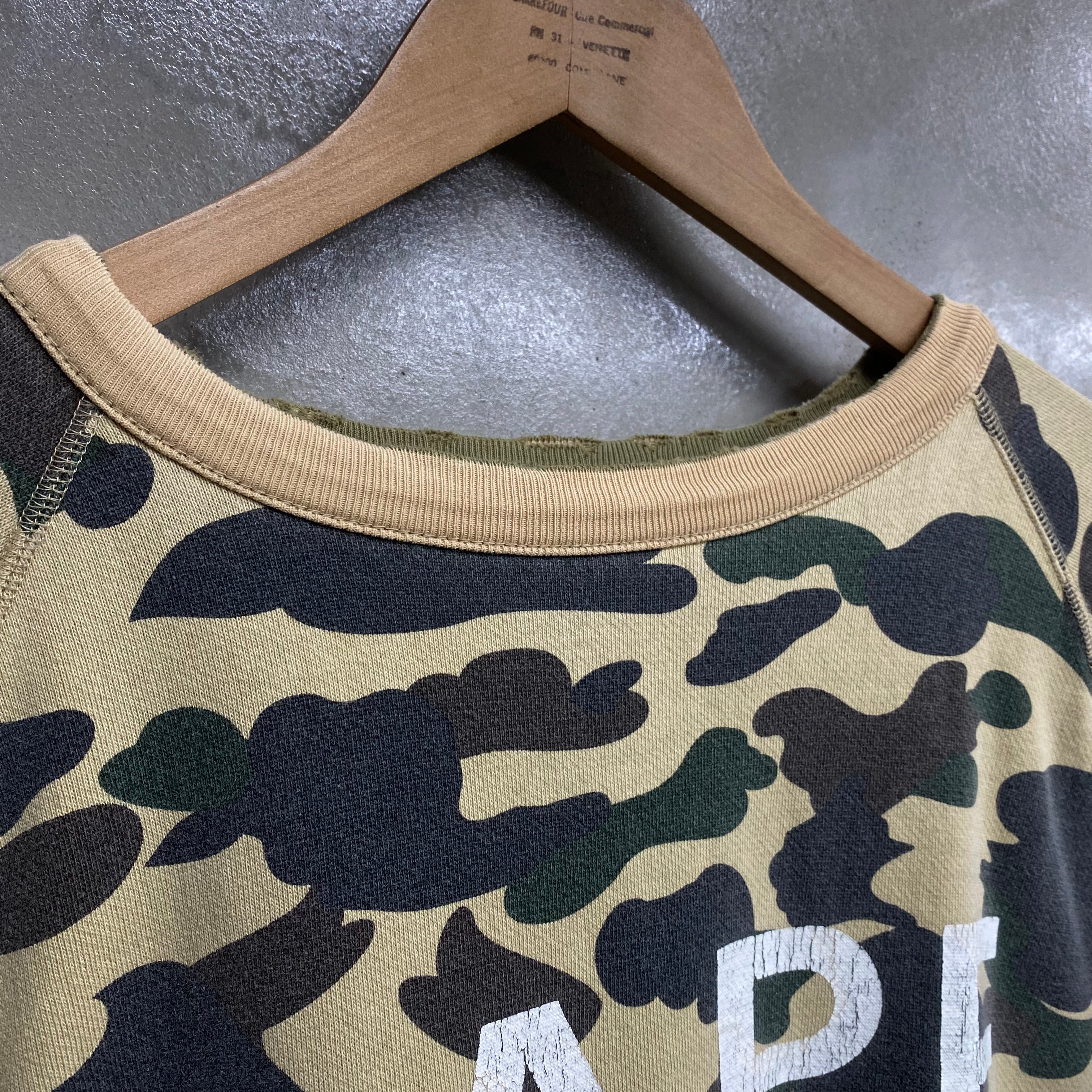 [ ONLY ONE ! ] A BATHING APE REVERSIBLE  SWEAT SHIRT ‘ 1ST CAMO ’ / STREET ARCHIVE PIECES