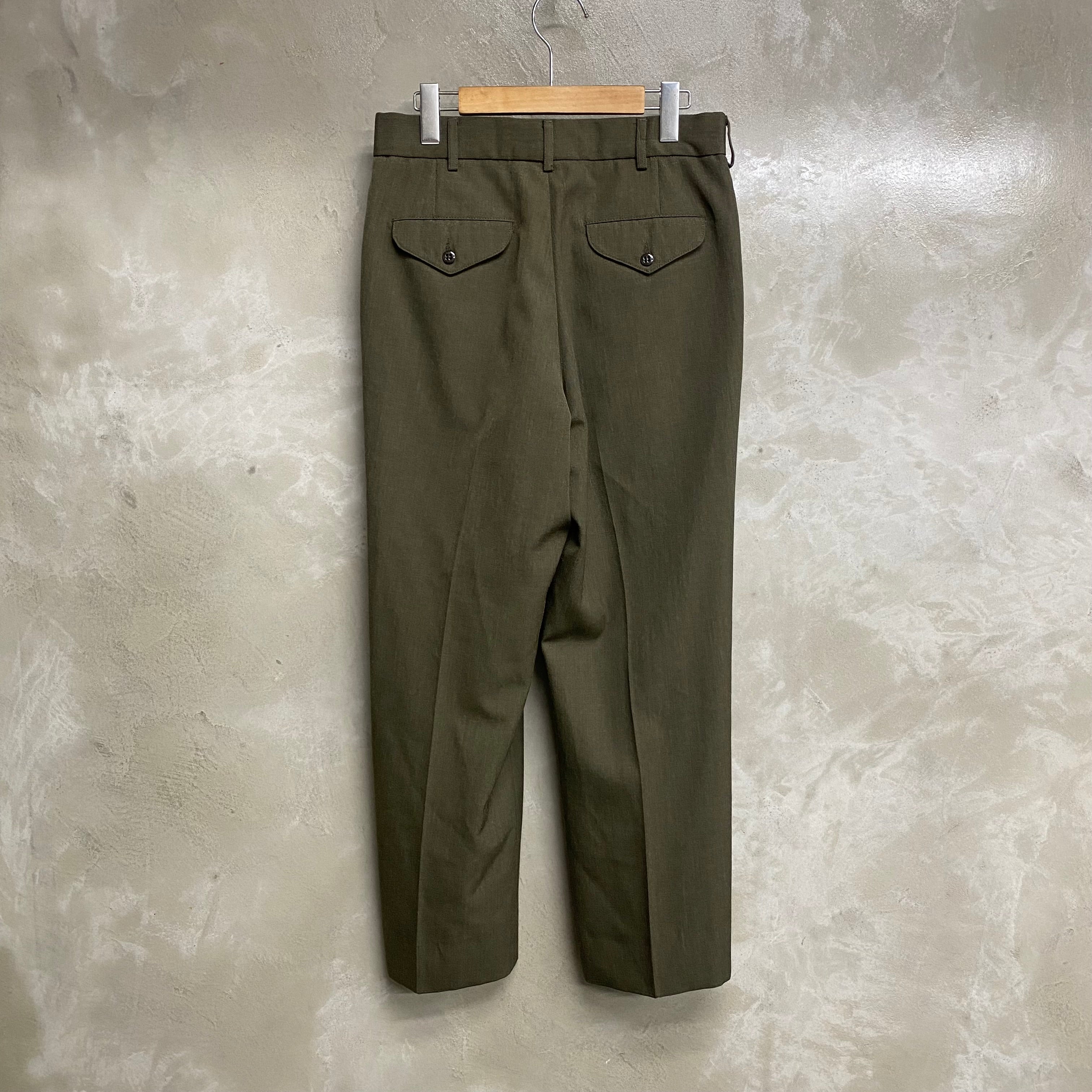 [ ONLY ONE ! ] U.S.M.C. GREEN SHADE 2212 TROUSERS / U.S.MILITARY