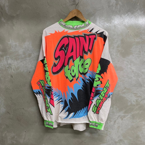 SAINT MICHAEL LONG SLEEVE T-SHIRTS " SAINT RACING " / Saint Michael