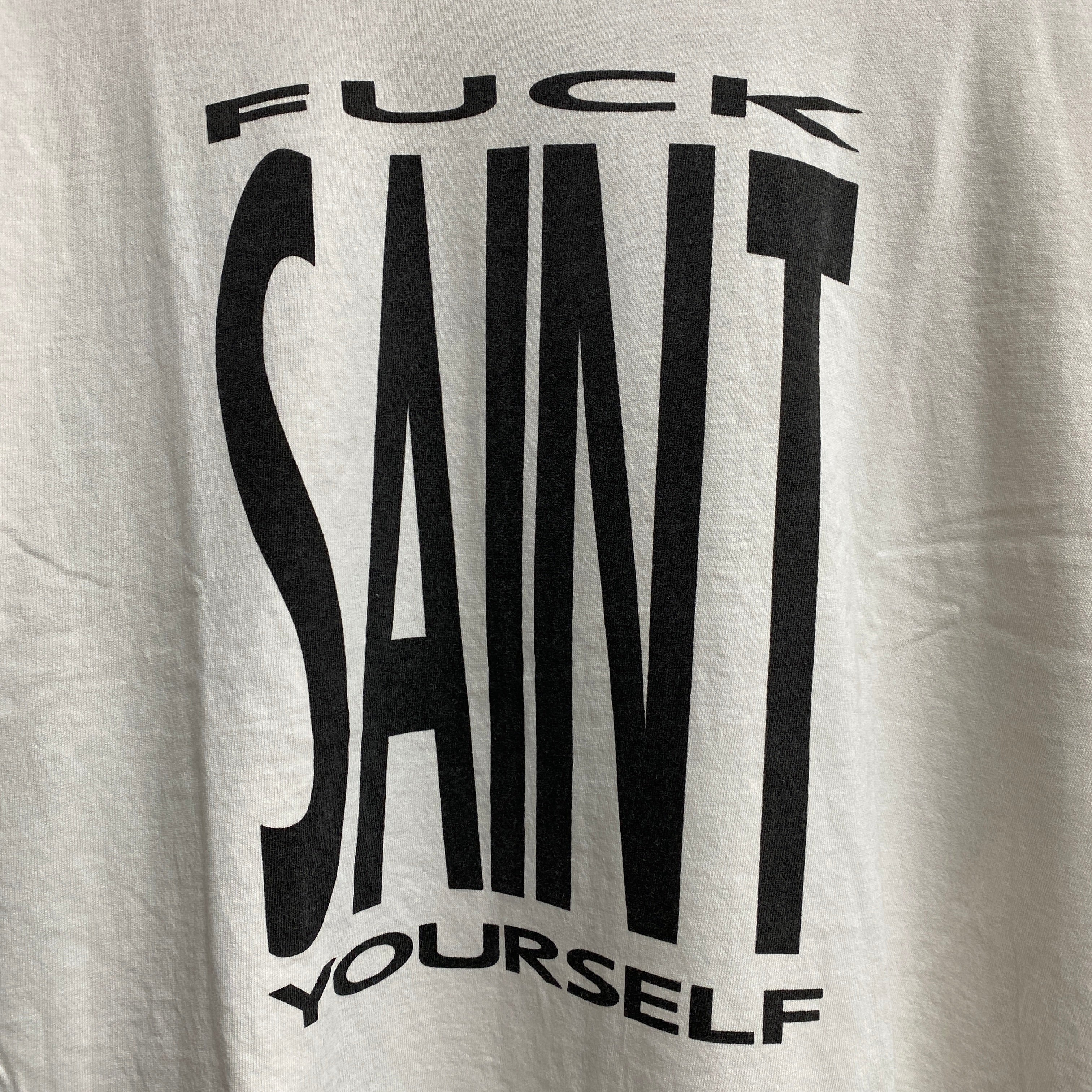 ［ FINAL ONE ! ］SAINT Mxxxxxx SHORT SLEEVE T-SHIRT ' SAINT YOURSELF ' / Saint Michael